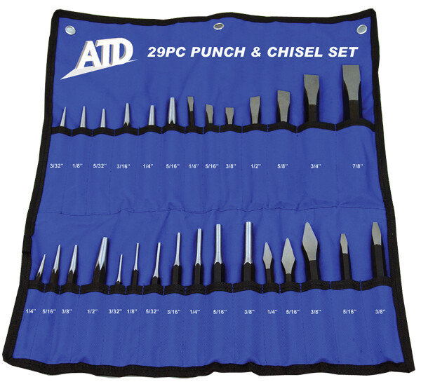 ATD TOOLS 29-Piece Punch and Chisel Set 729