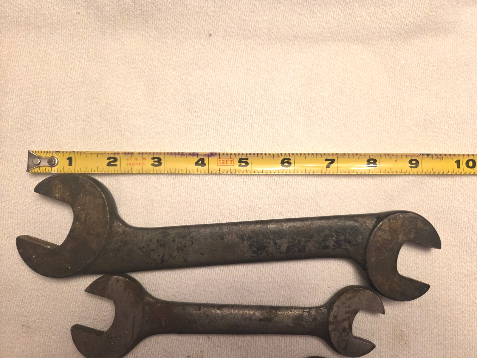 VINTAGE (LOT OF 8) Combination & Open-End Wrenches USA [Various Sizes]
