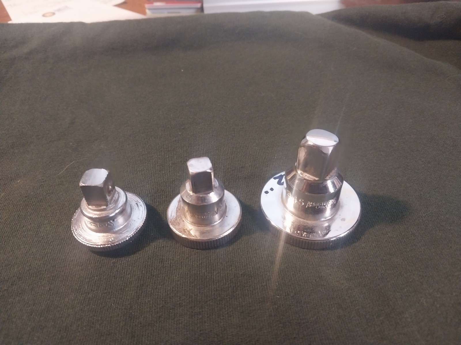THREE Snap-on FRS70A Armstrong 12-945 11-945 Thumb Spinner Adapter 3/8″ 1/2″