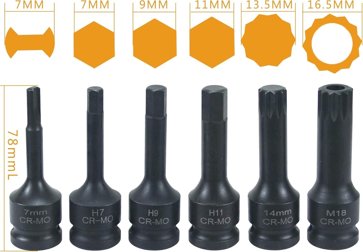 Brake Caliper Socket Tool Wrench & Bits Set for Audi/VW/Porsche/Benz/Ford/BMW