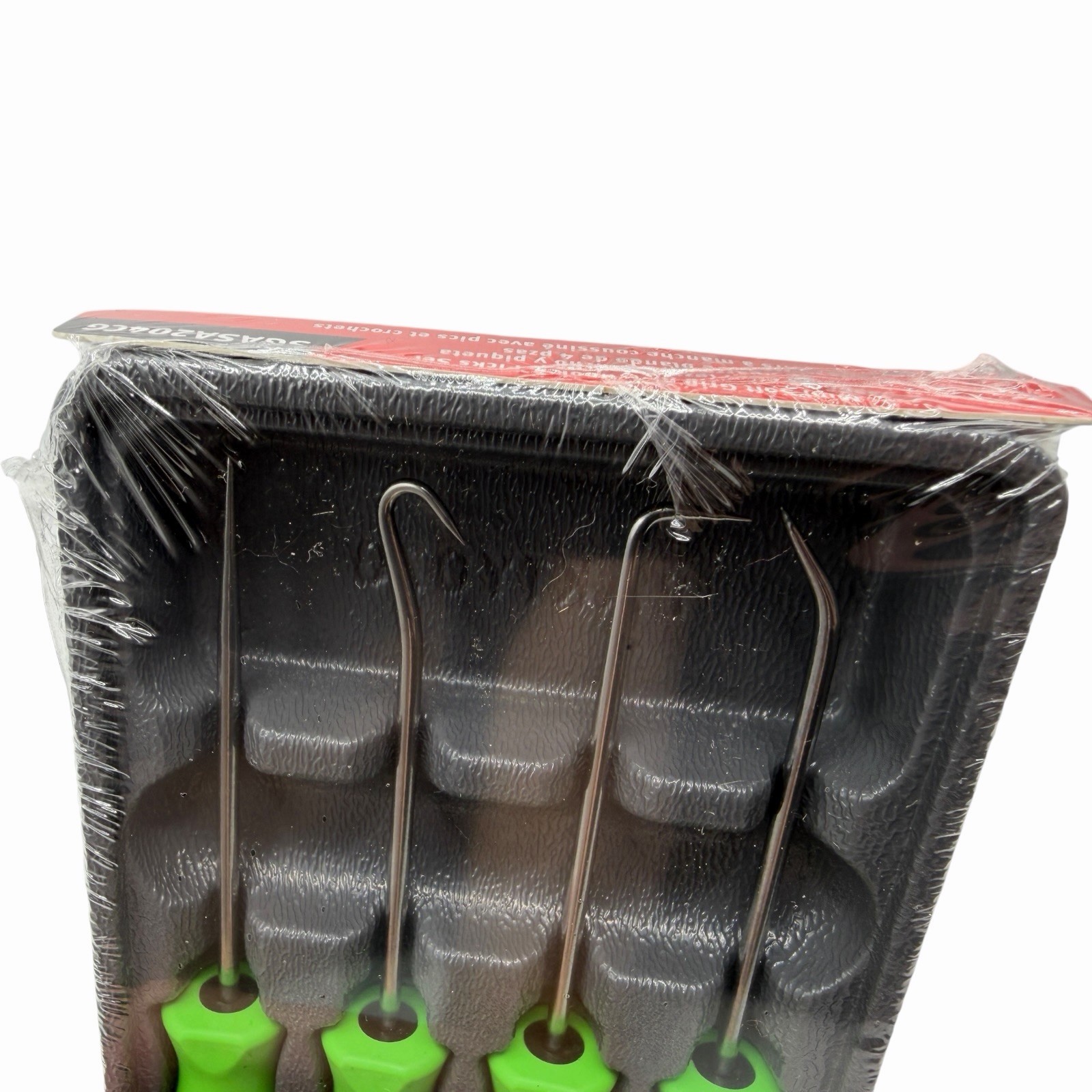 Snap On Tools Mini Pocket Pick Awl Set 4 piece Green 6 inch Straight Bent 90