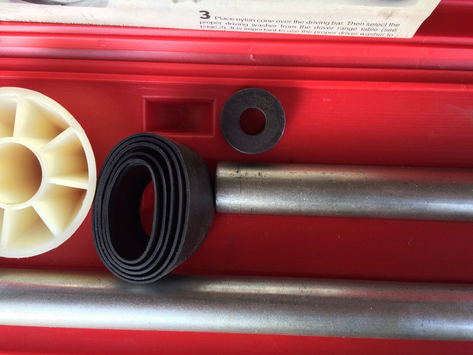 Lisle camshaft bearing tool set model 18000