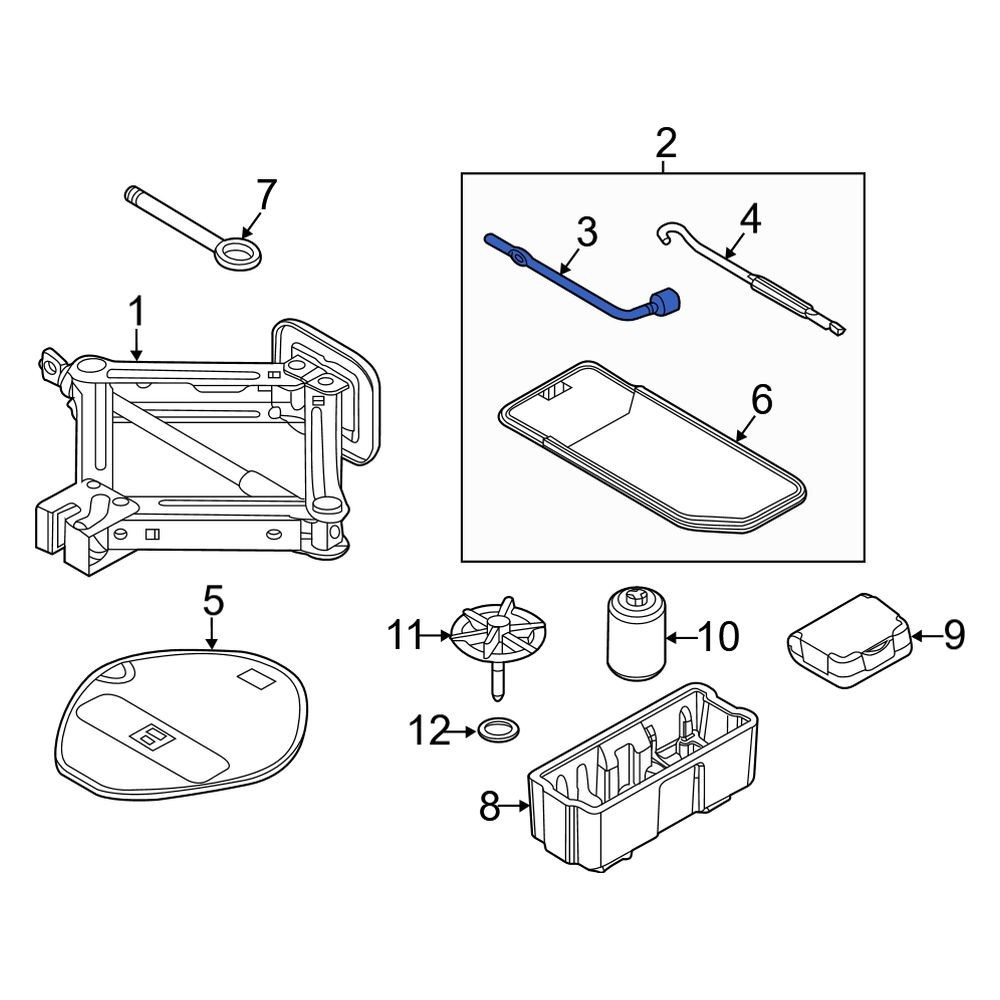 Kia 091313B010 Wheel Lug Wrench