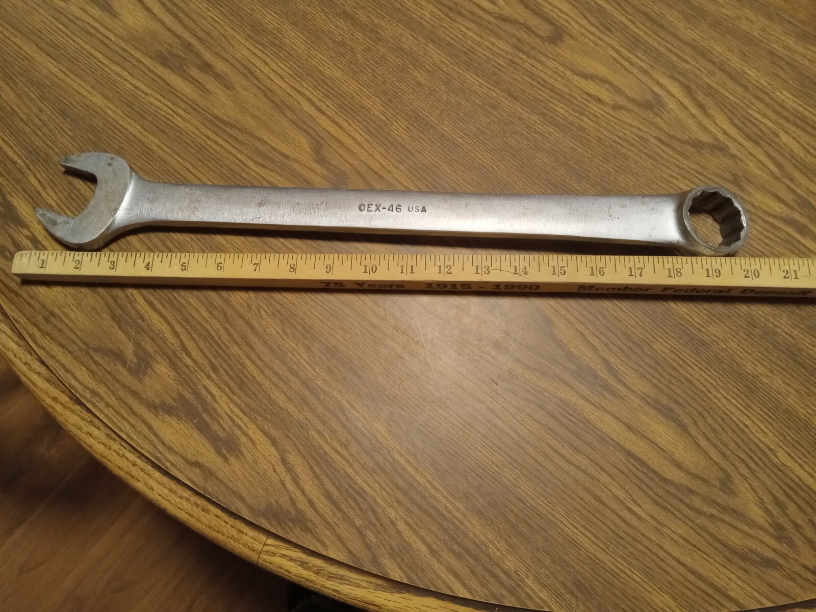 Snap-On Tools OEX46 1-7/16″ 12-Point Combination Standard Wrench USA