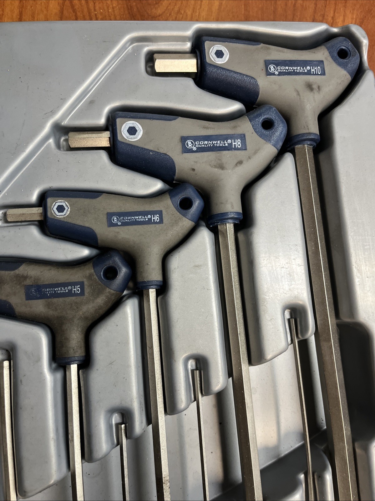 CORNWELL TOOLS CBS8THM 8 Piece Metric T-Handle Hex Key Set