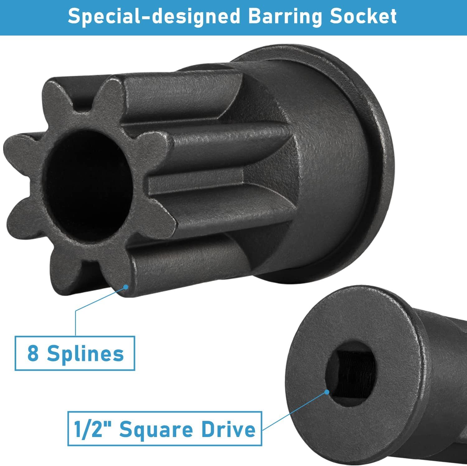 Engine Barring Socket Turning Tool Alt For CAT 3200/3406/C13/C15/C16 J-38587-A