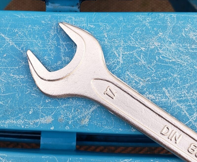 UNIOR 112-13×17 Double Open End Wrench 13mm 17mm Slovenia
