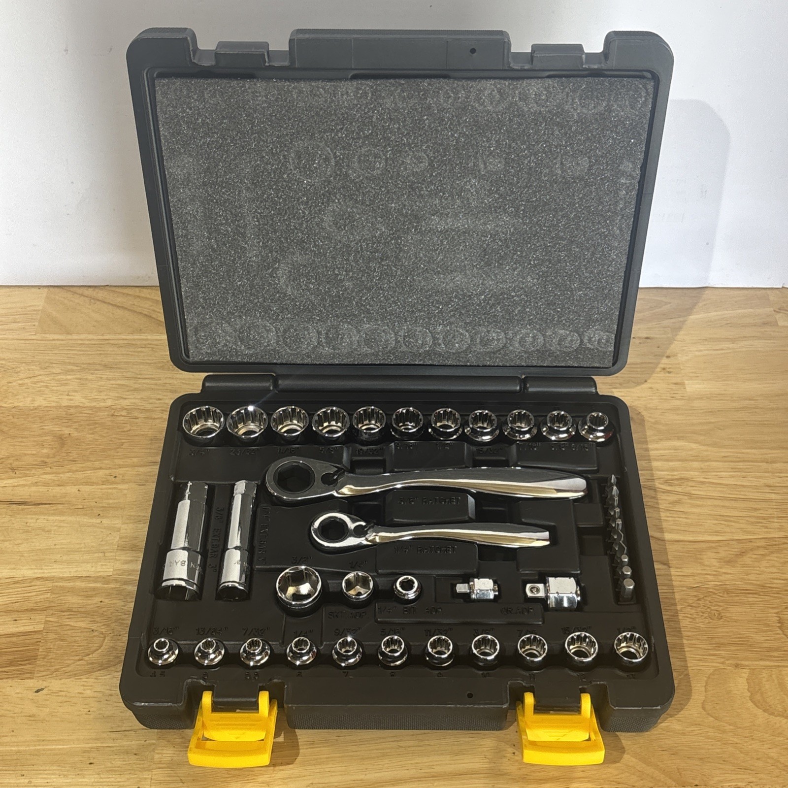 Kimball Midwest SAE & Metric Pass Thru Socket Set Spline Multi Drive 84-8910 NEW