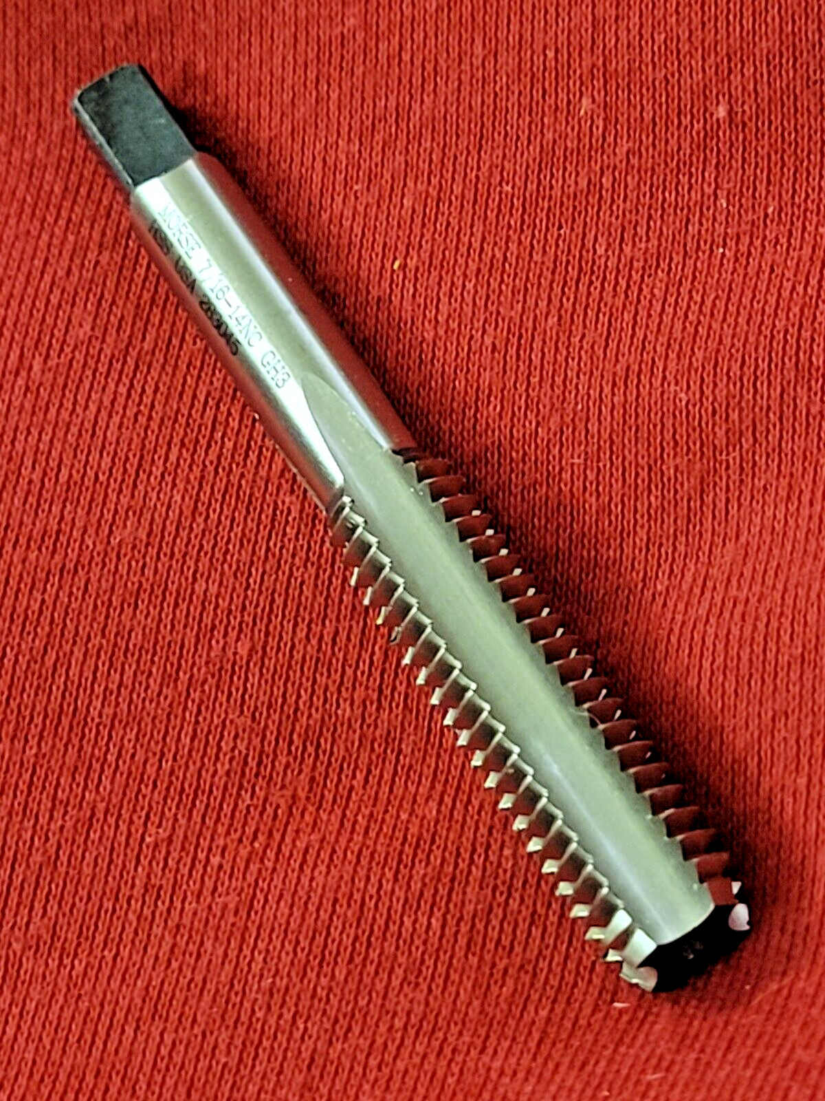 7/16-14 Bottom Tap Morse MT3732633 HSS 4FL NC Hand GH3 USA
