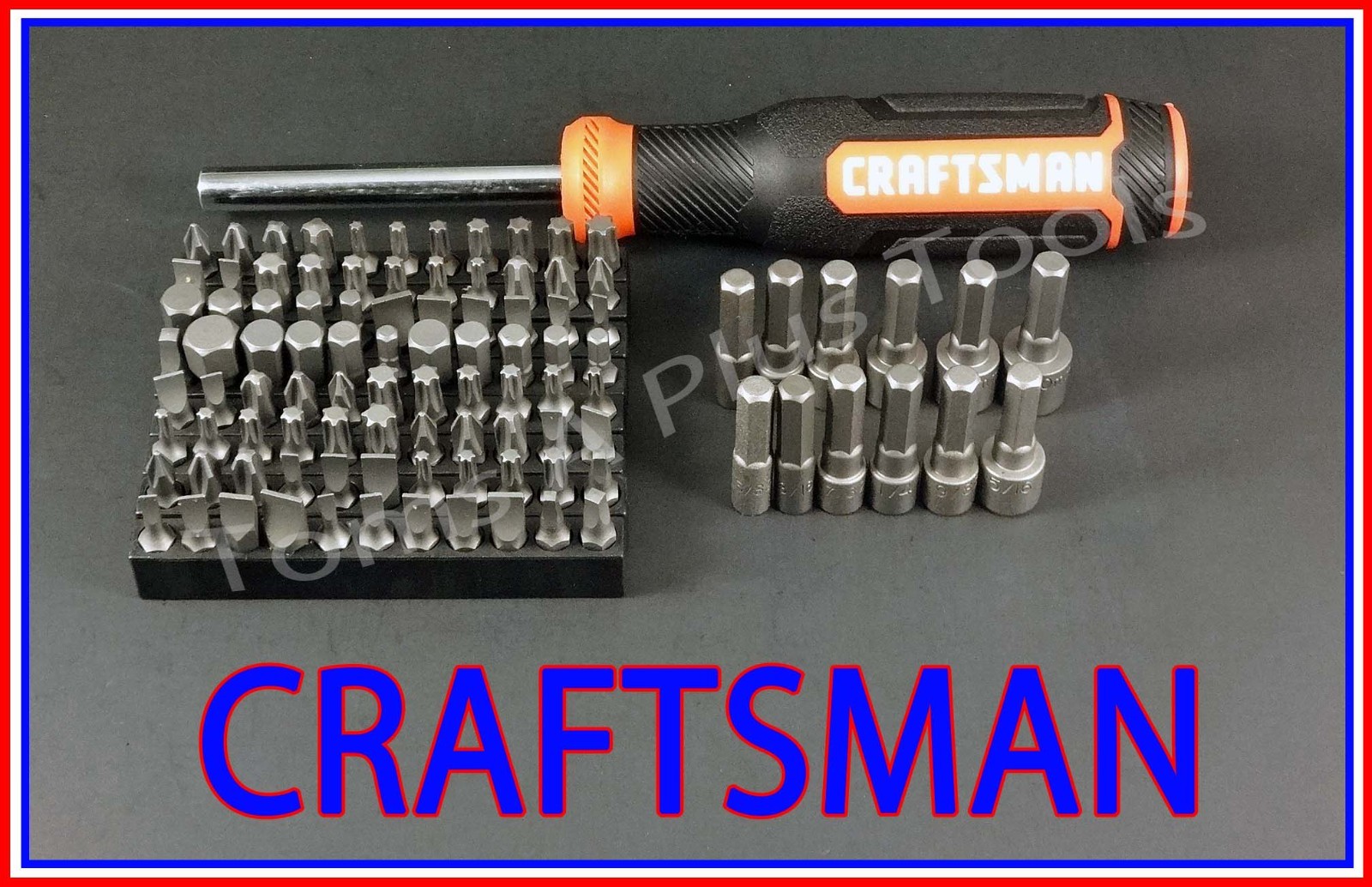 CRAFTSMAN HAND TOOLS 101pc Magnetic Handle Torx / Screwdriver / Nut driver set