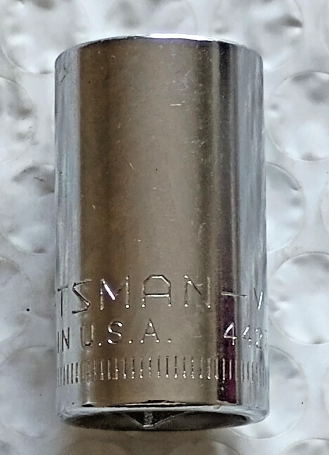CRAFTSMAN TOOLS USA V44236, 1/2″ DRIVE, 15MM. SOCKET, SHALLOW, 12 POINT.