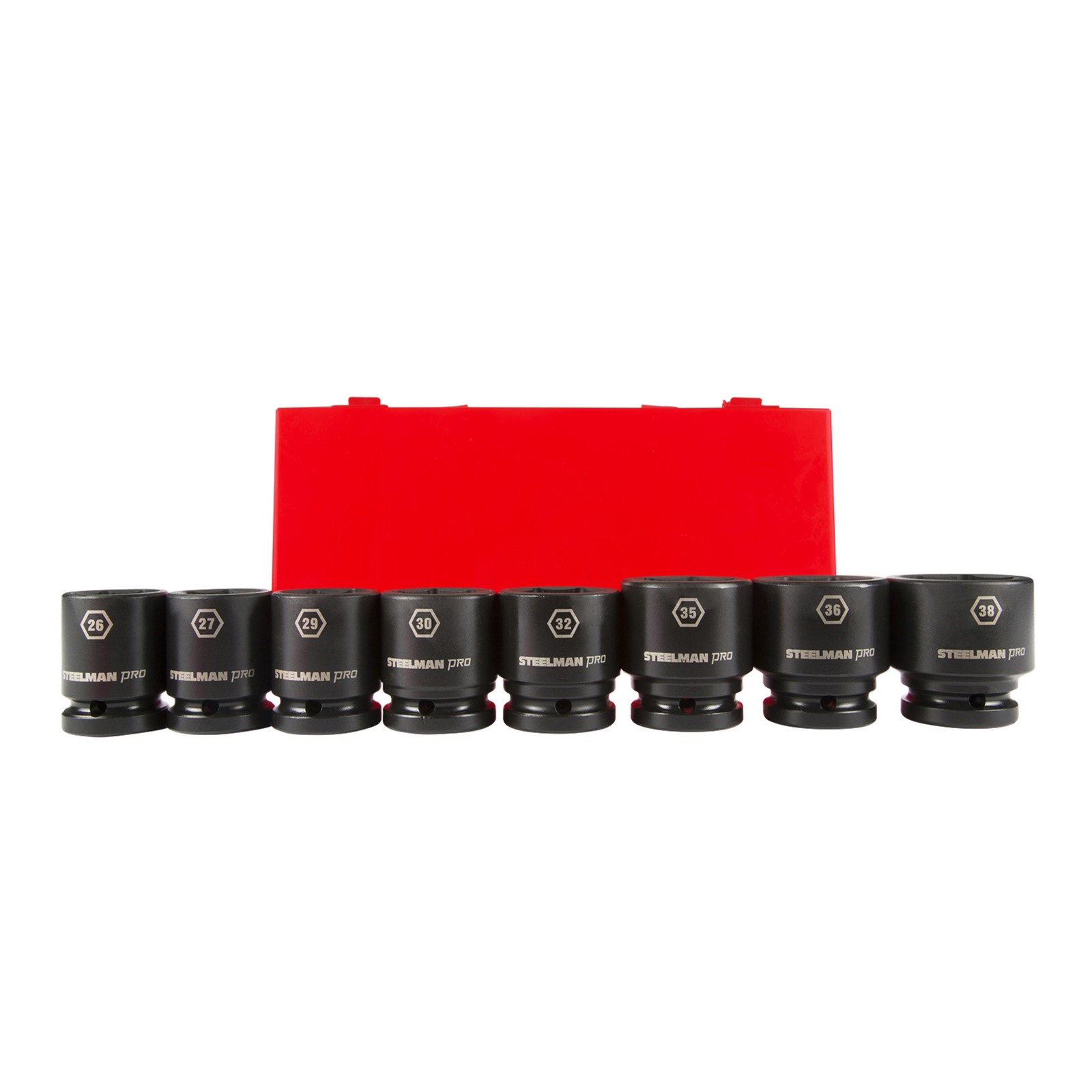 Steelman Pro 8 Piece 3/4 in. Drive 6 Point Impact Metric Socket Set 79273