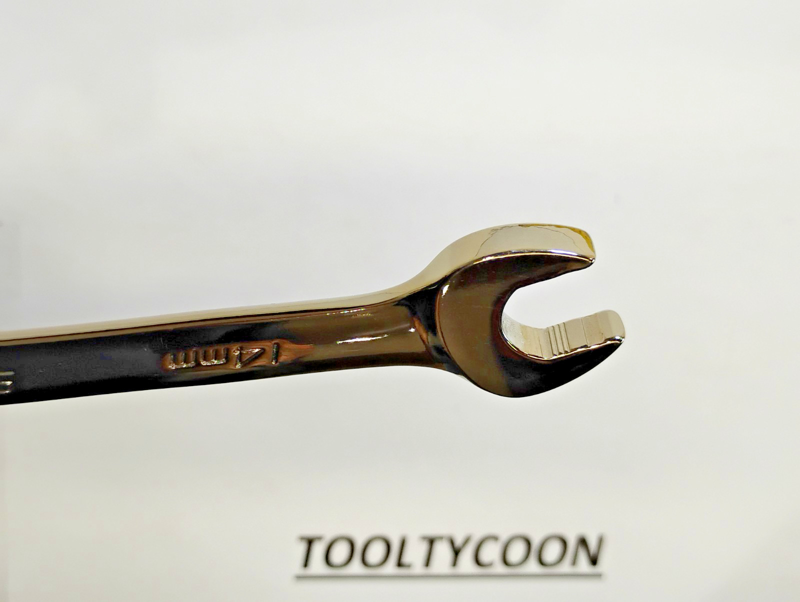 Snap-on Tools NEW 14mm Metric 0° Non-Reversing Ratcheting Combo Wrench SOXRM14A