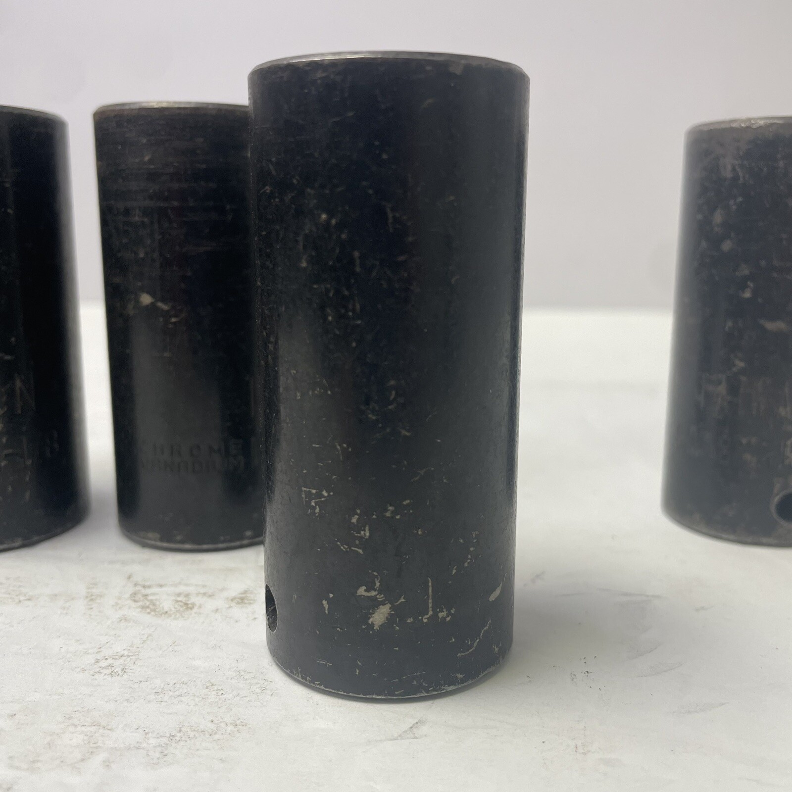 24-32mm Black Impact Socket Set 1/2″ Drive Chrome Vanadium – Heavy Duty Tools