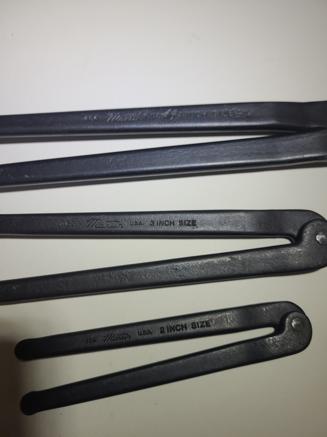 Martin Tools set of 3 SPANNER wrenches 2″ 3″ 4″