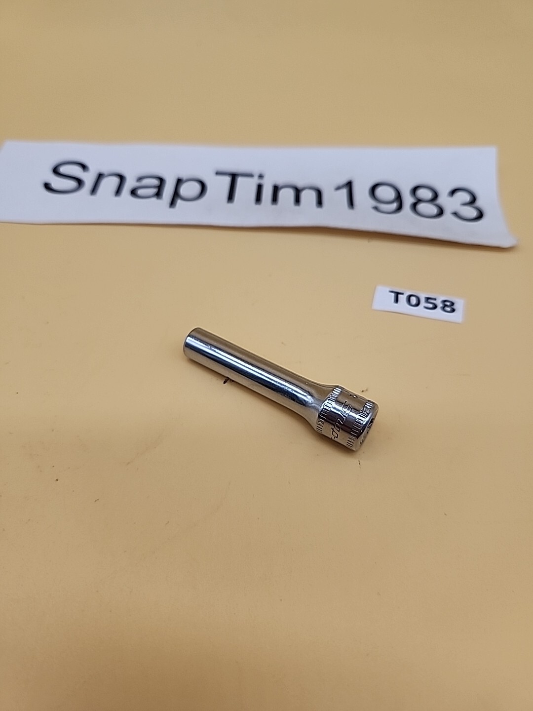 Snap On 1/4″ Drive 5.5MM 6PT Deep Chrome Socket STMM5.5
