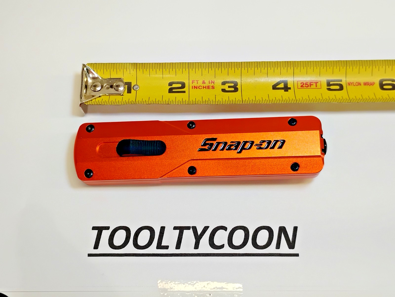 Snap-on Tools NEW ORANGE “OTF” Out The Front Retractable Panel Tool PBFT60O