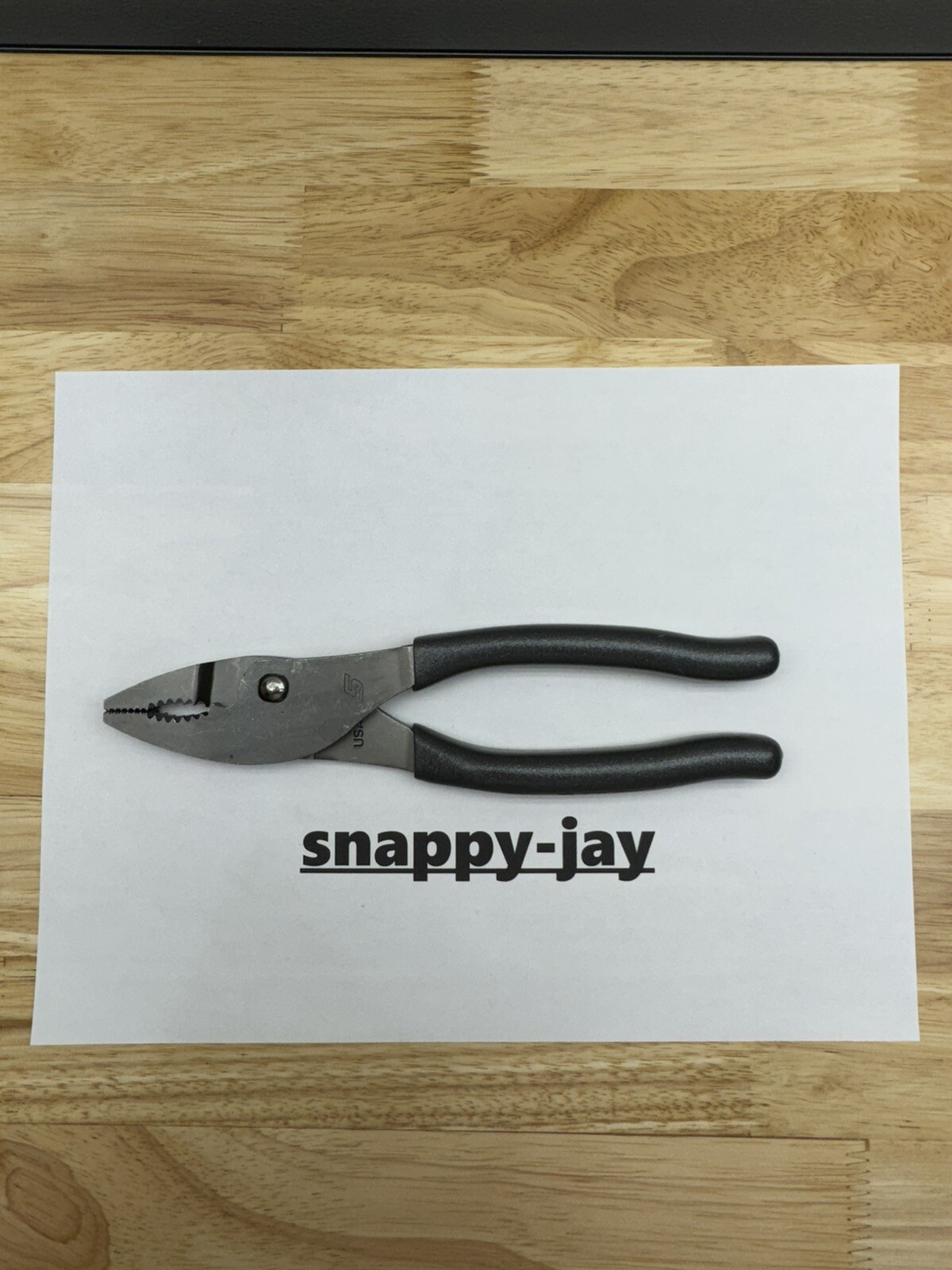 Snap-on Tools DARK TITANIUM 8″ Talon Grip Combination Slip Joint Pliers 47ACFDT