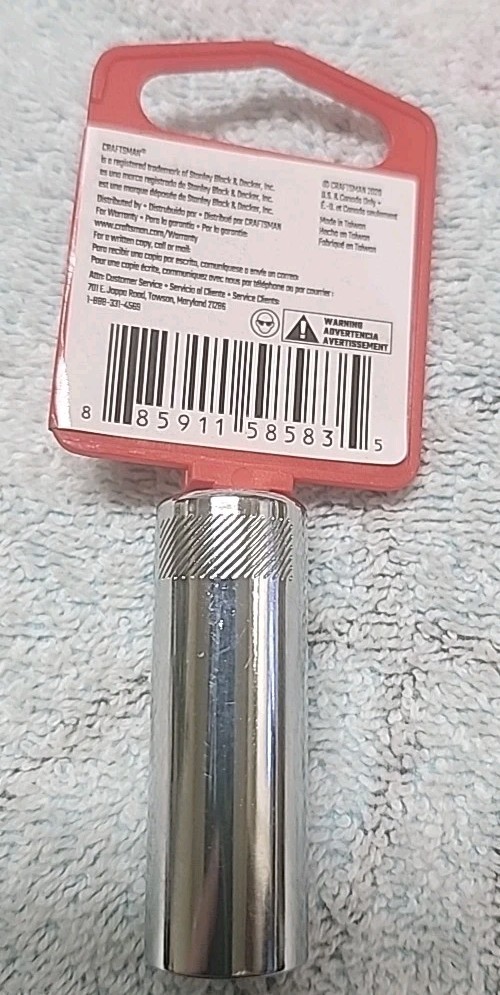 New Craftsman 1/4″ 13MM & 3/8″ 15MM 6 Point Deep Socket CMMT44411 & CMMT44432