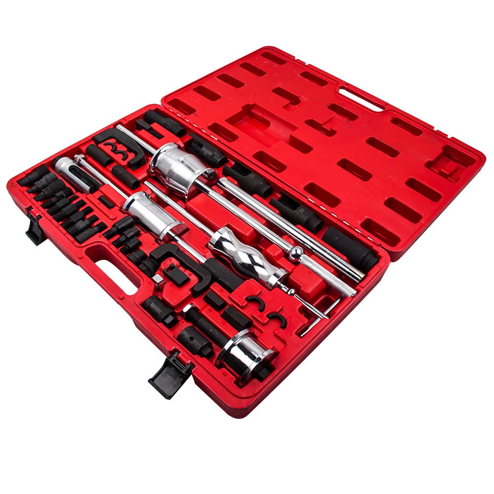 40* Auto Truck Diesel Injector Extractor Slide Hammer Puller Adapter Tool Kit