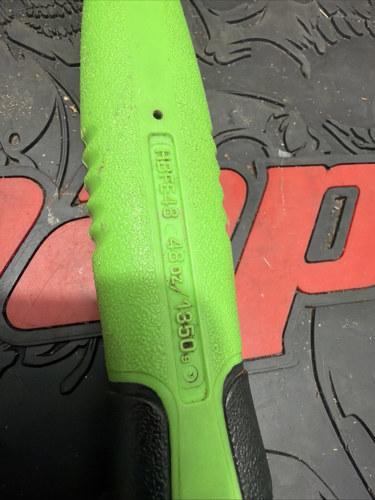 Snap-On HBFE48 Dead Blow 48-Ounce Soft Grip Hammer Green FREE SHIPPING