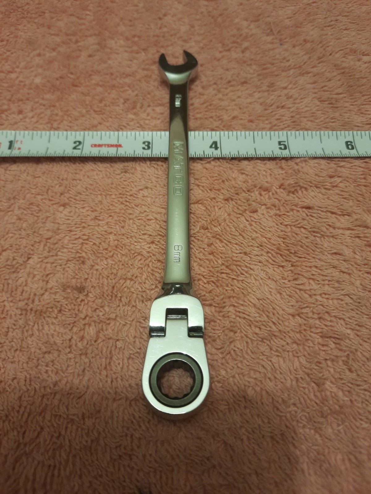 Matco Tools 8 Mm Flex Head Ratchet Combination Wrench