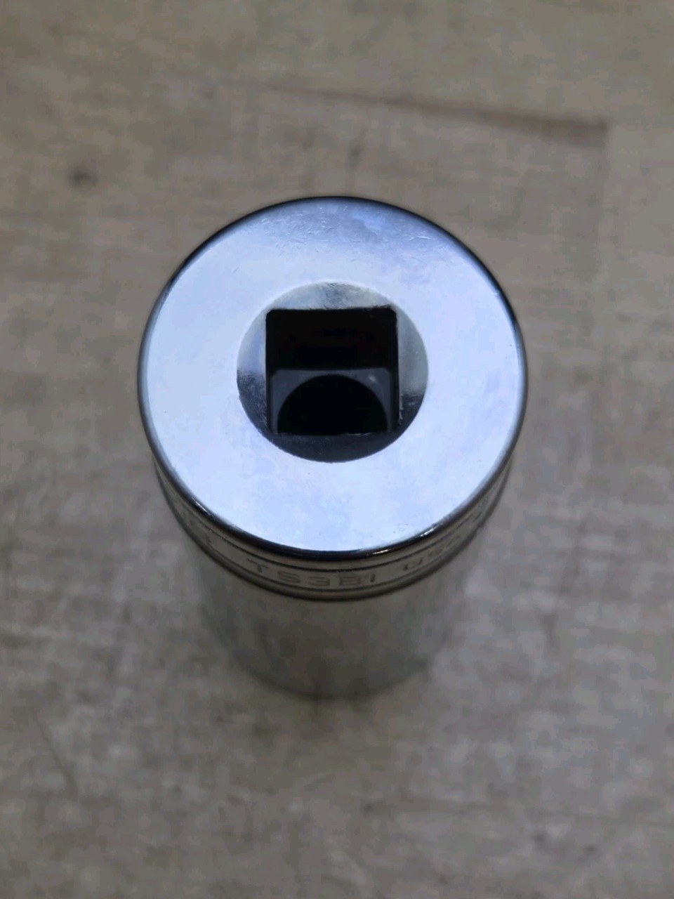 New Snap On TS381 – 1/2″ Drive 1-3/16″ Deep 6 Pt Chrome Socket