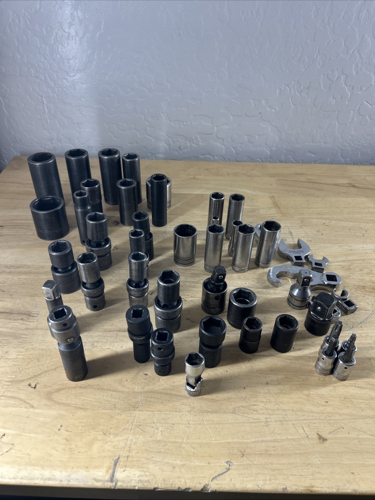 (Lot of 45) Snap-On Matco Mac Cornwell Deep Sockets Mixed Sizes