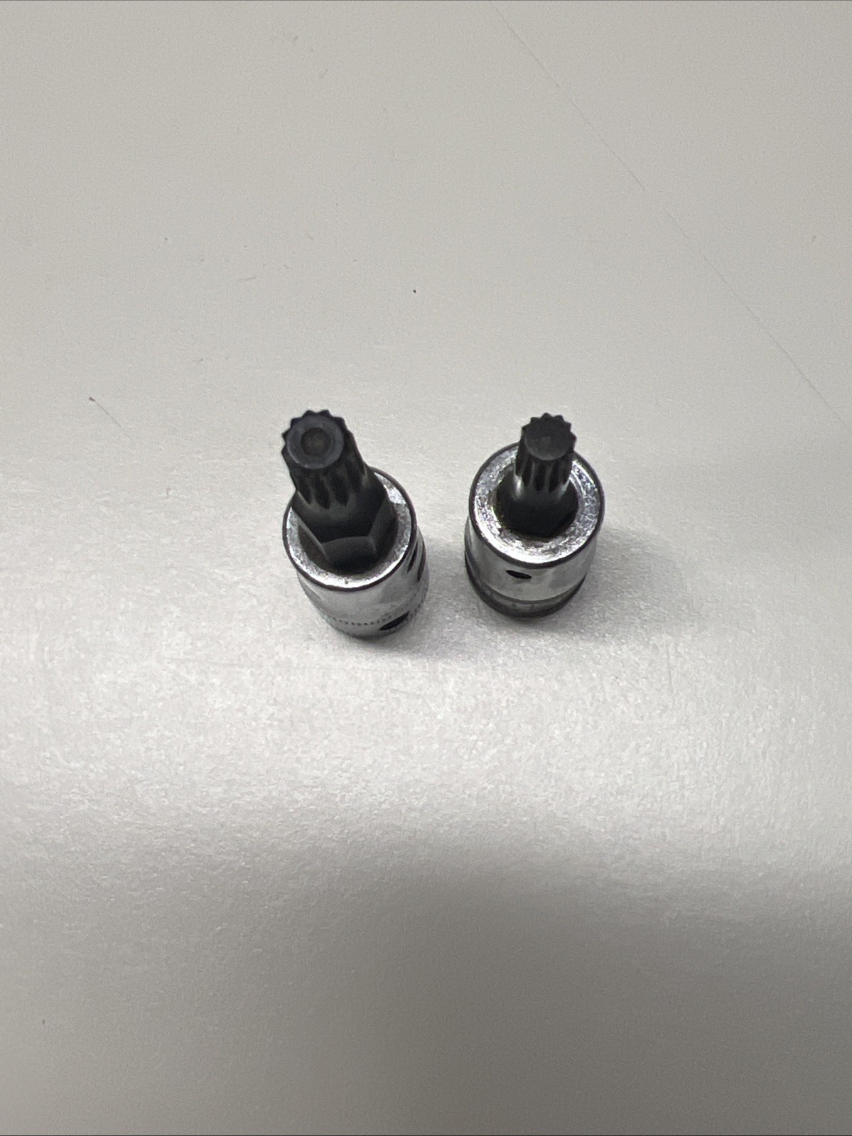 Pair Of Snap-on 3/8” Drive 6mm 8mm Metric Triple Square Socket FTSM6A FTSM8B 8C1