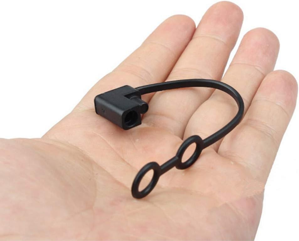 Two Pin Plug Replacement Weather Cap,SAE Waterproof Cover Cap for DC 8ft