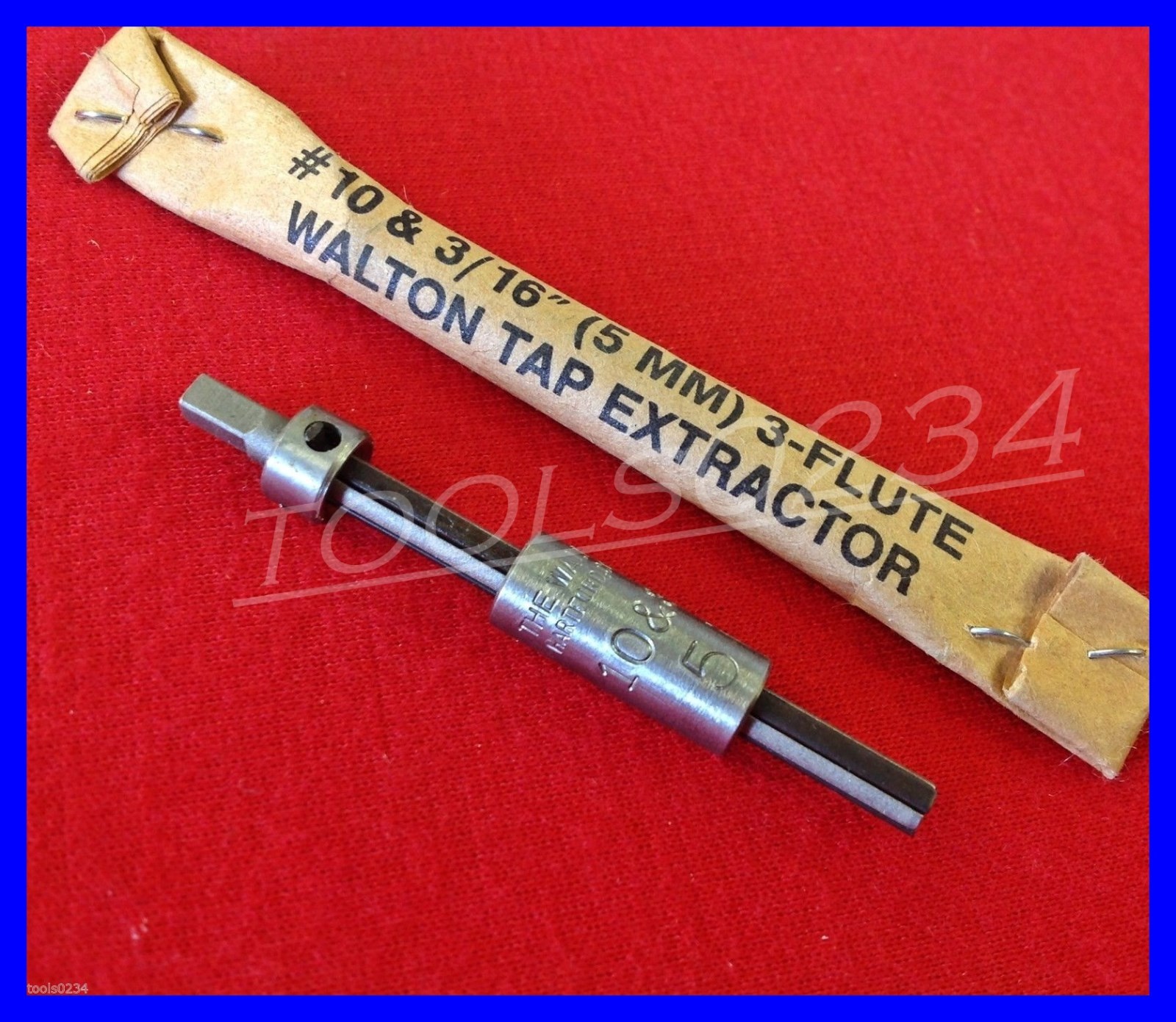 #10 5mm 3/16″ Walton 10103 Tap Extractor 3 Flute USA