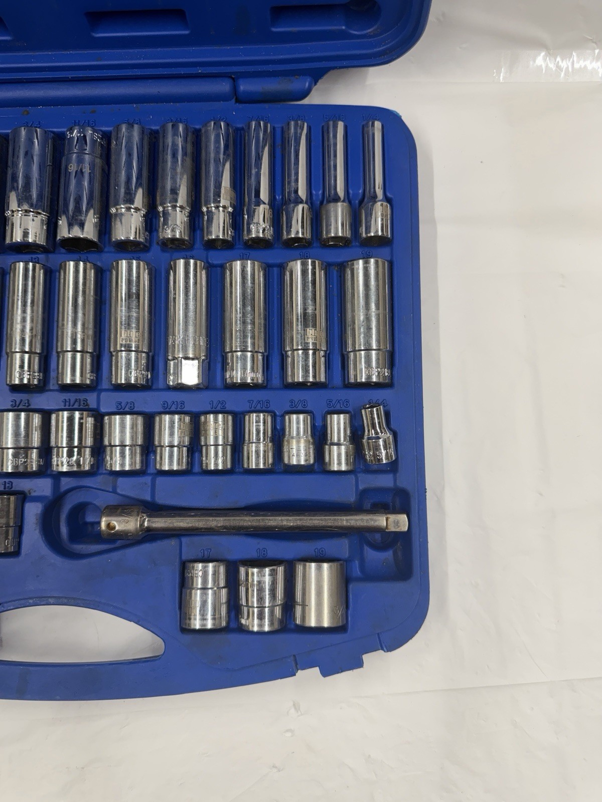 Cornwell Blue Power • Socket Set • (Incomplete)