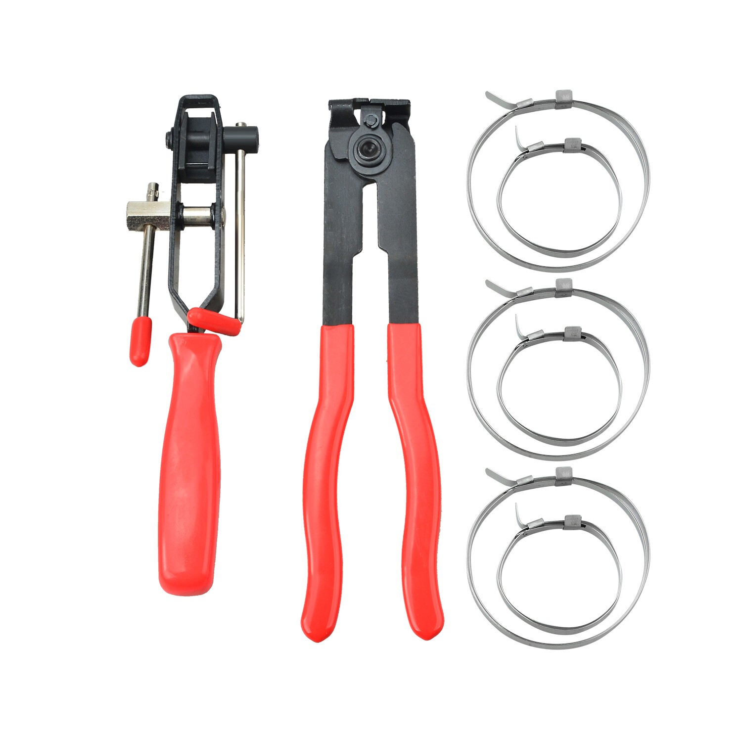 14Pcs CV Joint Boot Clamp Pliers with CV Boot Clamps Kit Ear Type Banding Tool