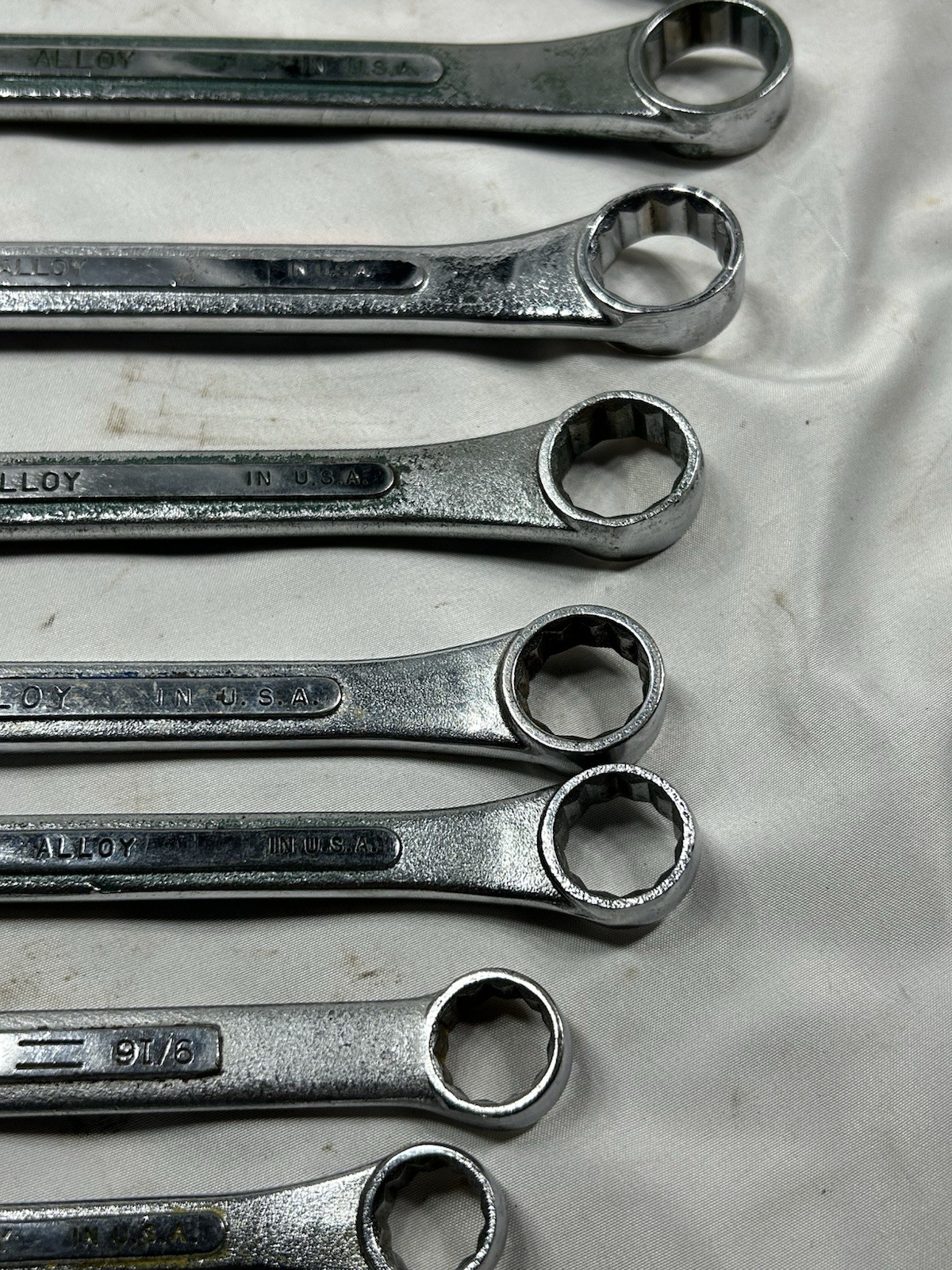 SK Tools SAE 13pc Combination Wrench Set 12/6pt 1/4”-1” USA Model 1714