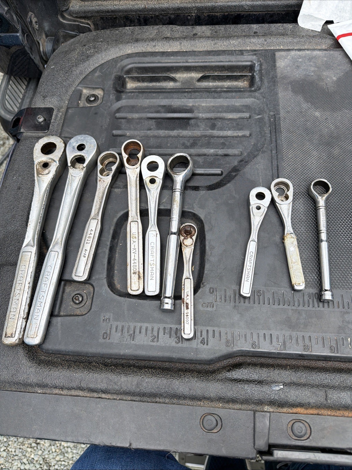 Sears Craftsman 10pcs Ratchet Bodies ONLY NO GUTS 1/2,3/8,1/4” Forgings Warranty