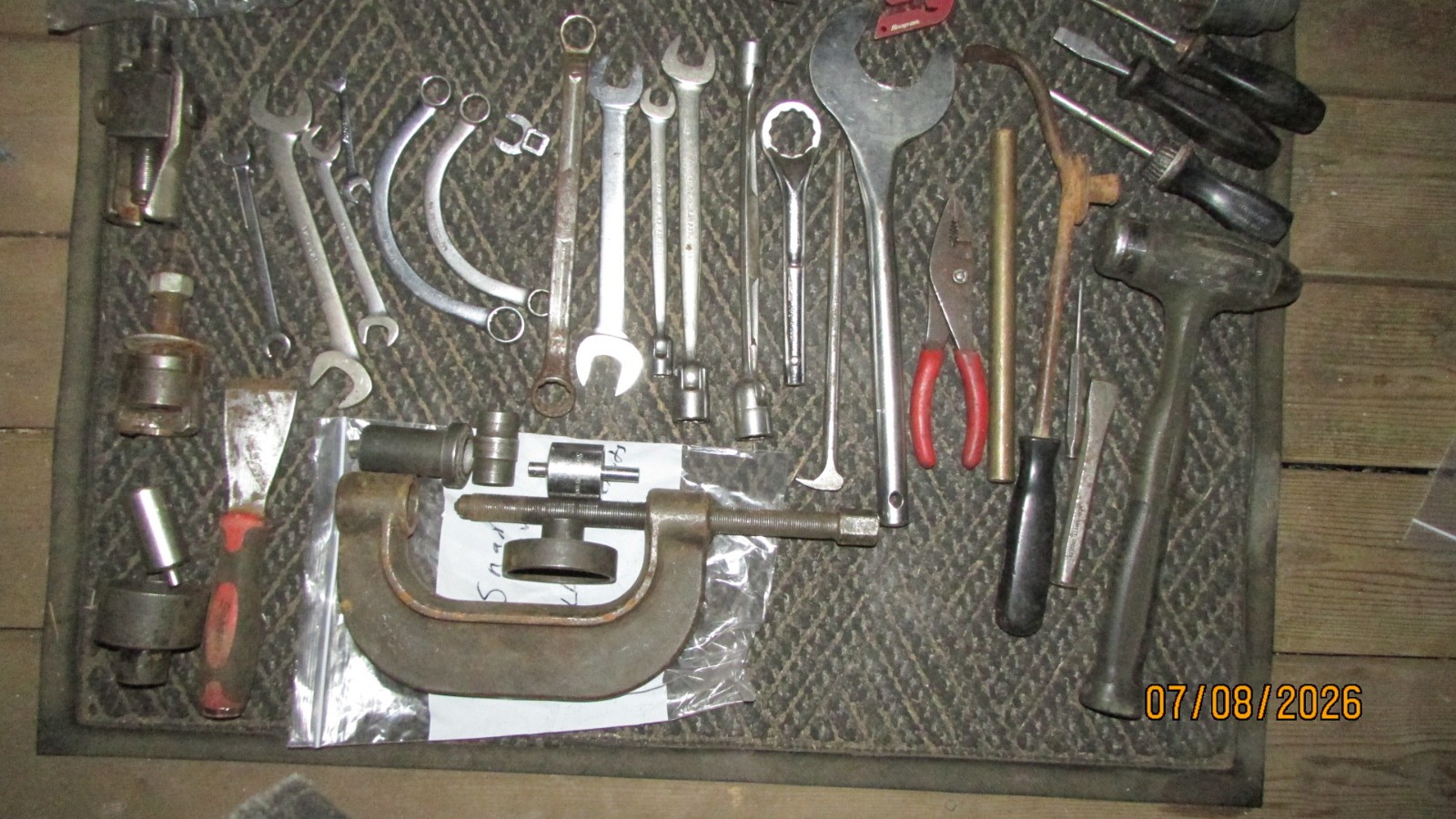 Snap On Tools large random tool lot 121 pcs