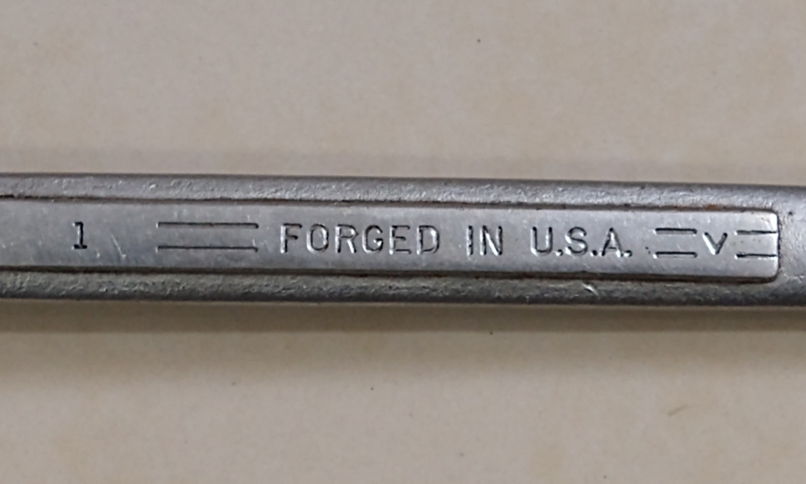 CRAFTSMAN TOOLS USA V, 1″ COMBINATION WRENCH, 13.5″ LONG, 12 POINT.