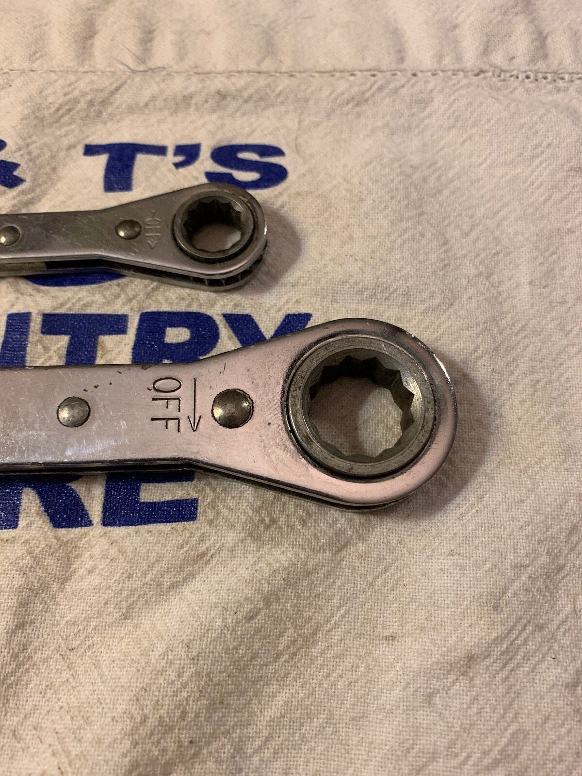 Mac Tools USA 2pc 12pt Ratcheting Wrench Set RW1214-2 RW2022-2