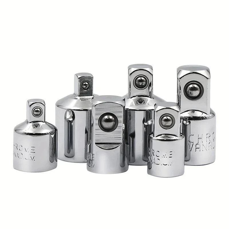6Pcs Impact Adapter Reducer Socket Converter Set 3/4 1/4 3/8 1/2″ Female to Male