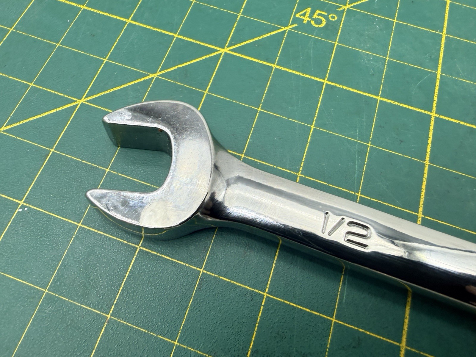 Snap-On Tools RXS16B 1/2″ 6 Point SAE Open-End/Flare Nut Wrench USA – NEW!