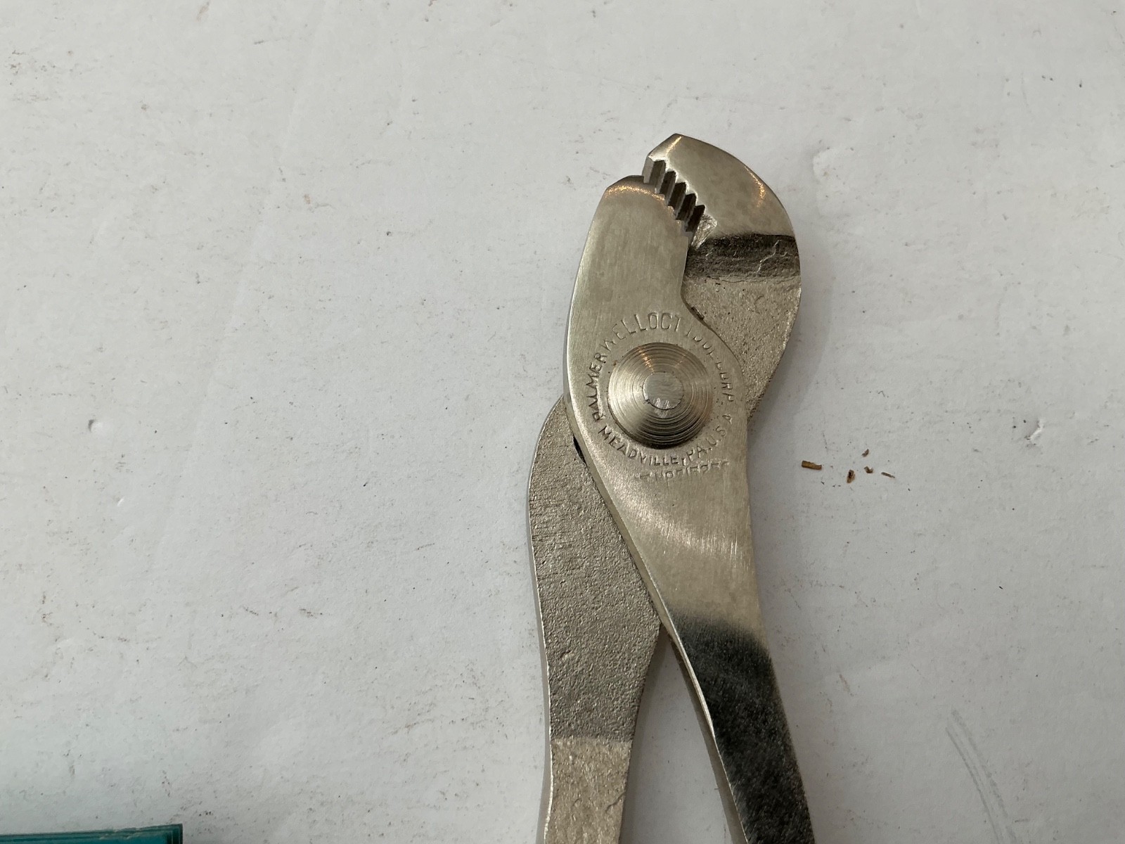 Vintage – NOS Palmer Welloct 7″ Slip Joint Battery Pliers No. 207 🇺🇸