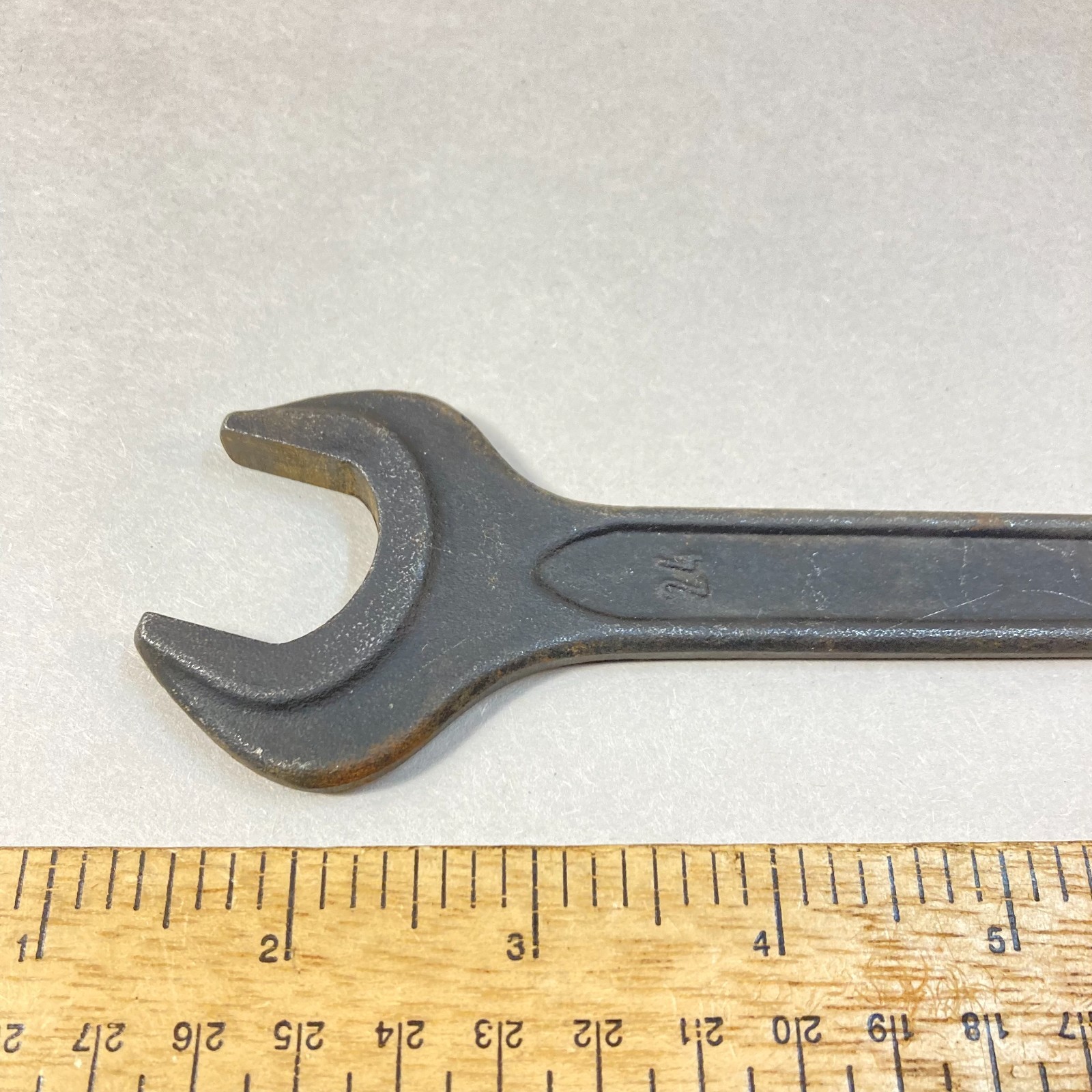 Vintage Bosch 24mm Wrench Single Open End Engineer #HET