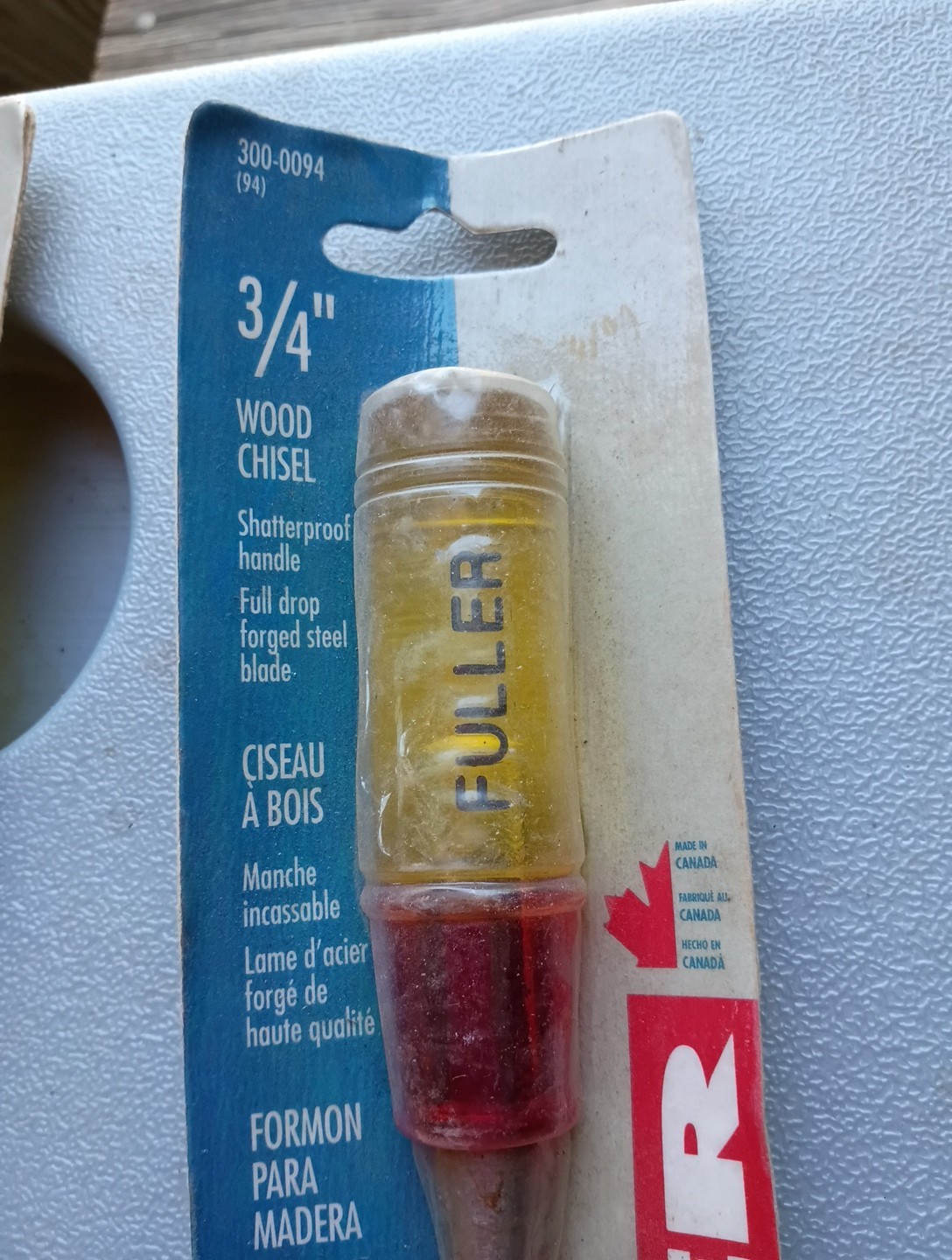 Fuller 3/4” Wood Chisel 300-0098 20mm New Old Stock –