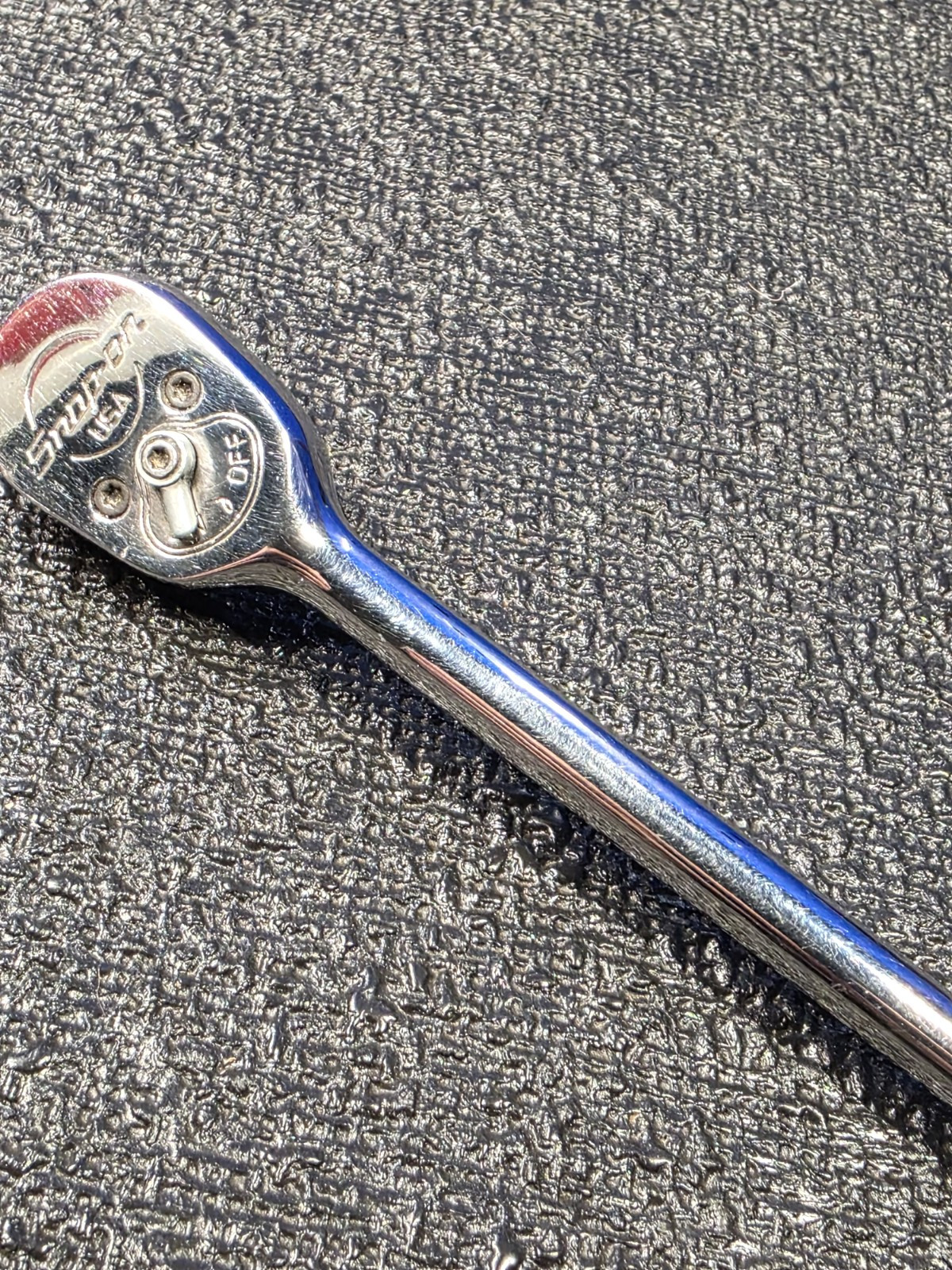 Snap-on Tools TML830 1/4″ Drive Long Handle Chrome Ratchet 6-1/2″ Long
