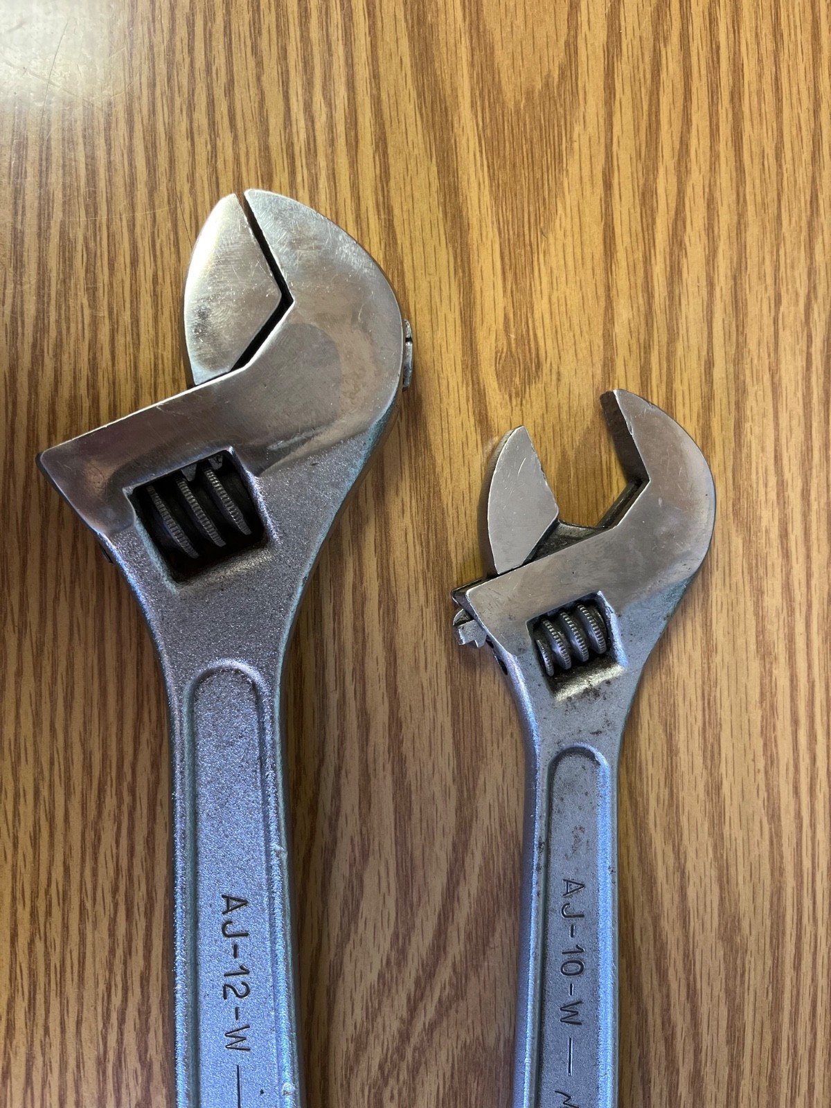 MAC TOOLS – TWO ADJUSTABLE WRENCHS 10″ AND 12″ – LOC#172