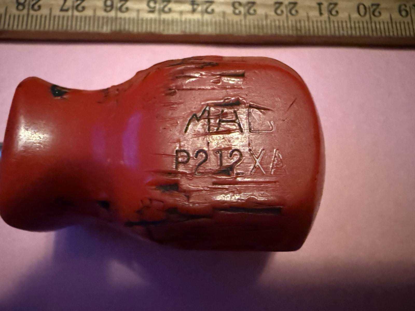 MAC P212XA #2 Stubby Phillips Head Screwdriver Red Handle