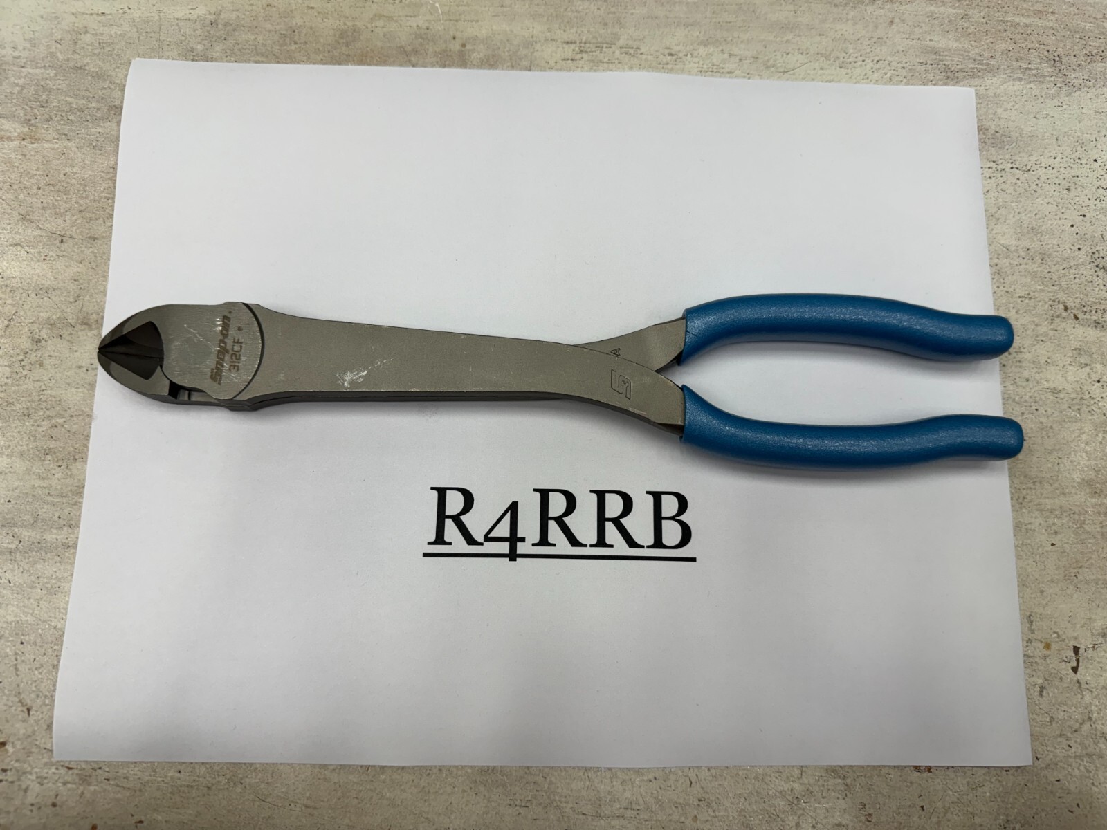 Snap-on Tools USA NEW PEARL BLUE 11″ Heavy Duty Diagonal Cutters 312CFPB