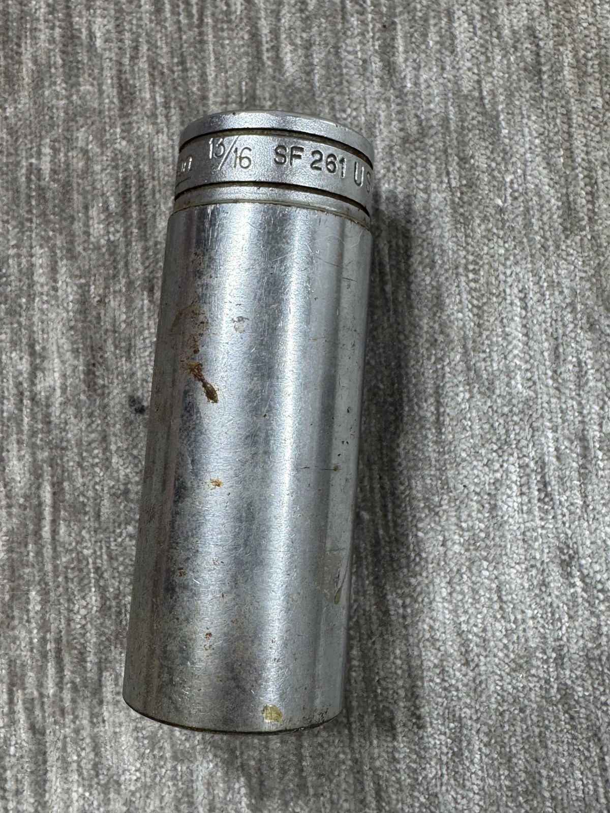 Snap-on SF261 13/16in SAE Standard Chrome Socket 1/2in Drive 12 Point USA Tool