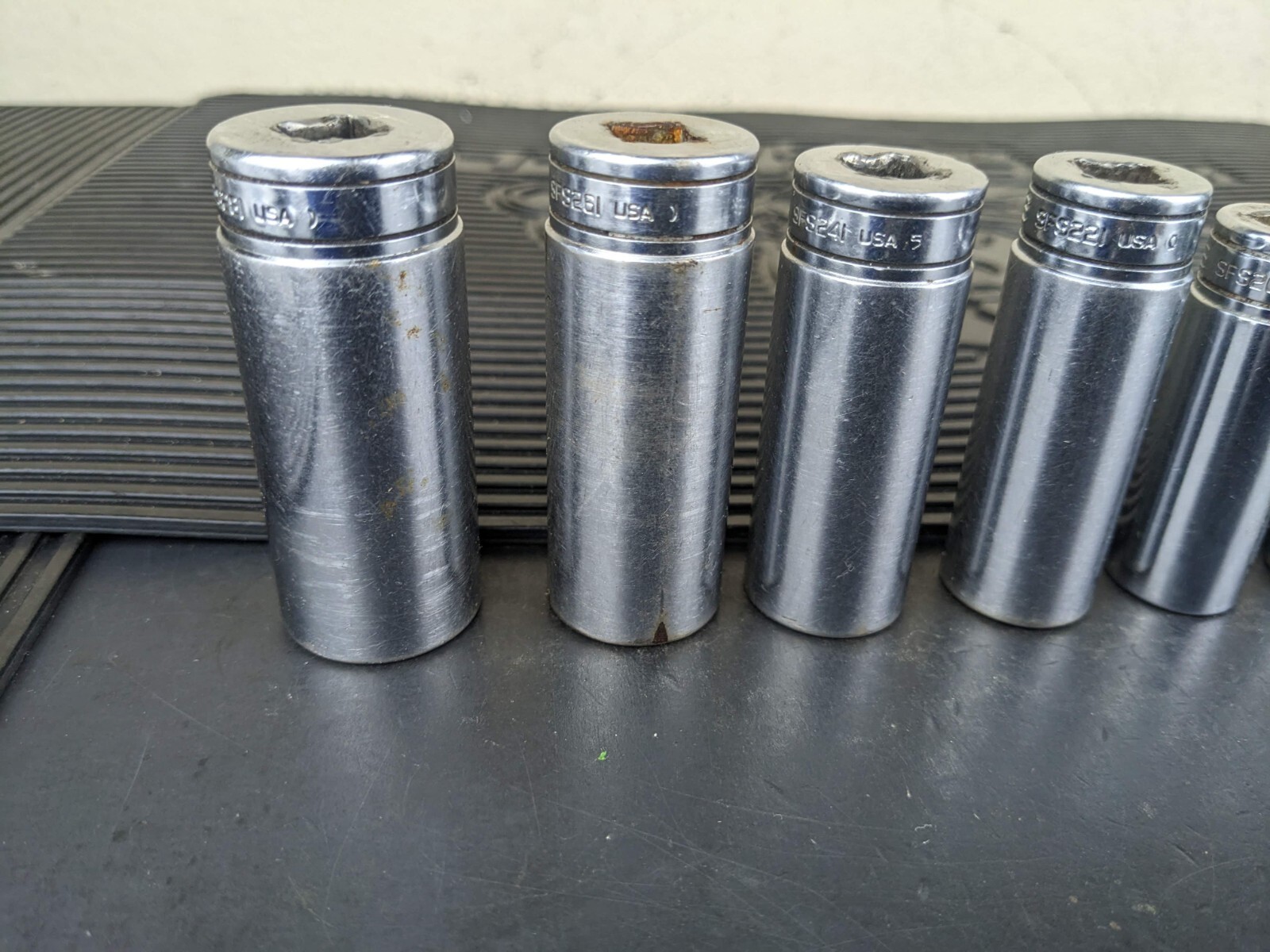 #bg224 Snap on Tools 211SFSY 3/8″ Drive Deep Chrome Socket Set Socket Set