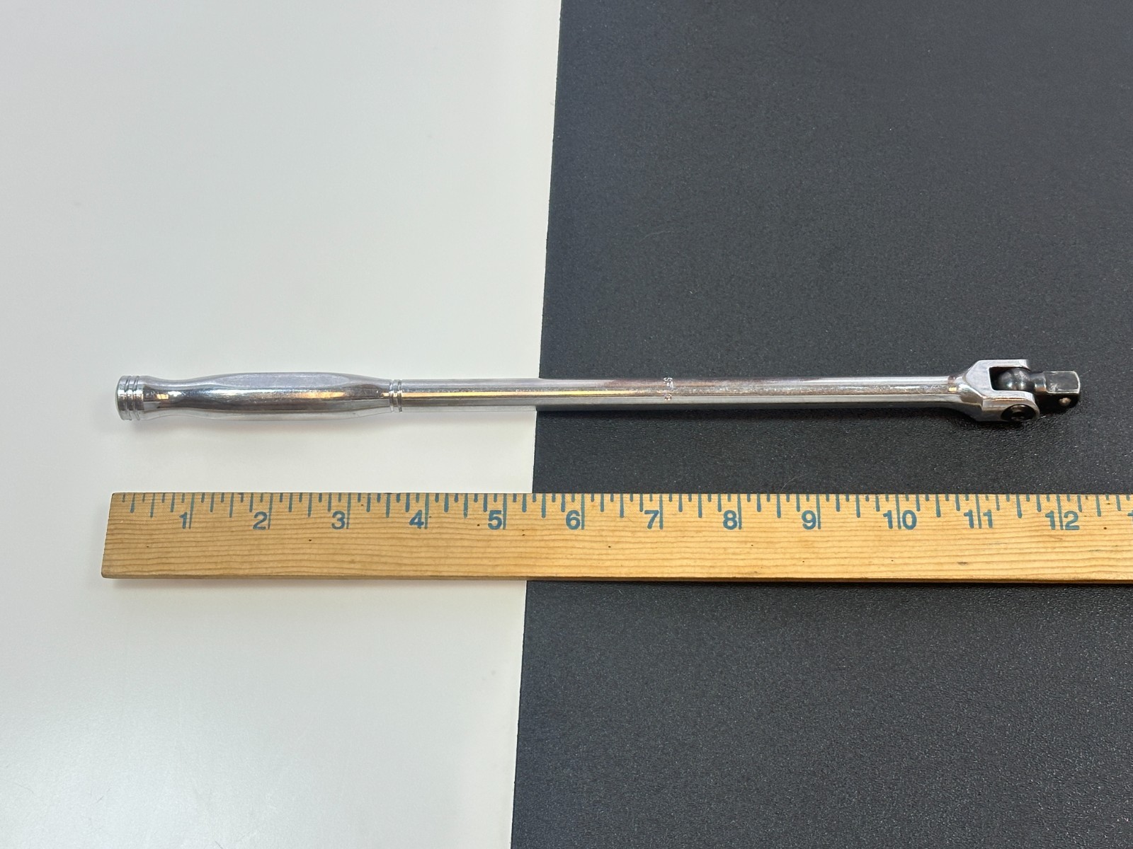 🇺🇸 MAC Tools USA 12″ Long Full Polish Chrome Breaker Bar, 3/8″ Drive, X12SF